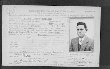 Passaporte de Manuel António Fernandes
