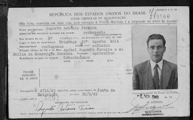 Passaporte de Augusto António Pereira